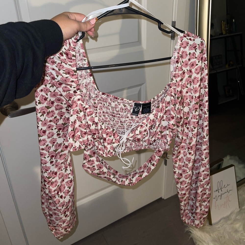 Long Sleeve Floral Top From Windsor